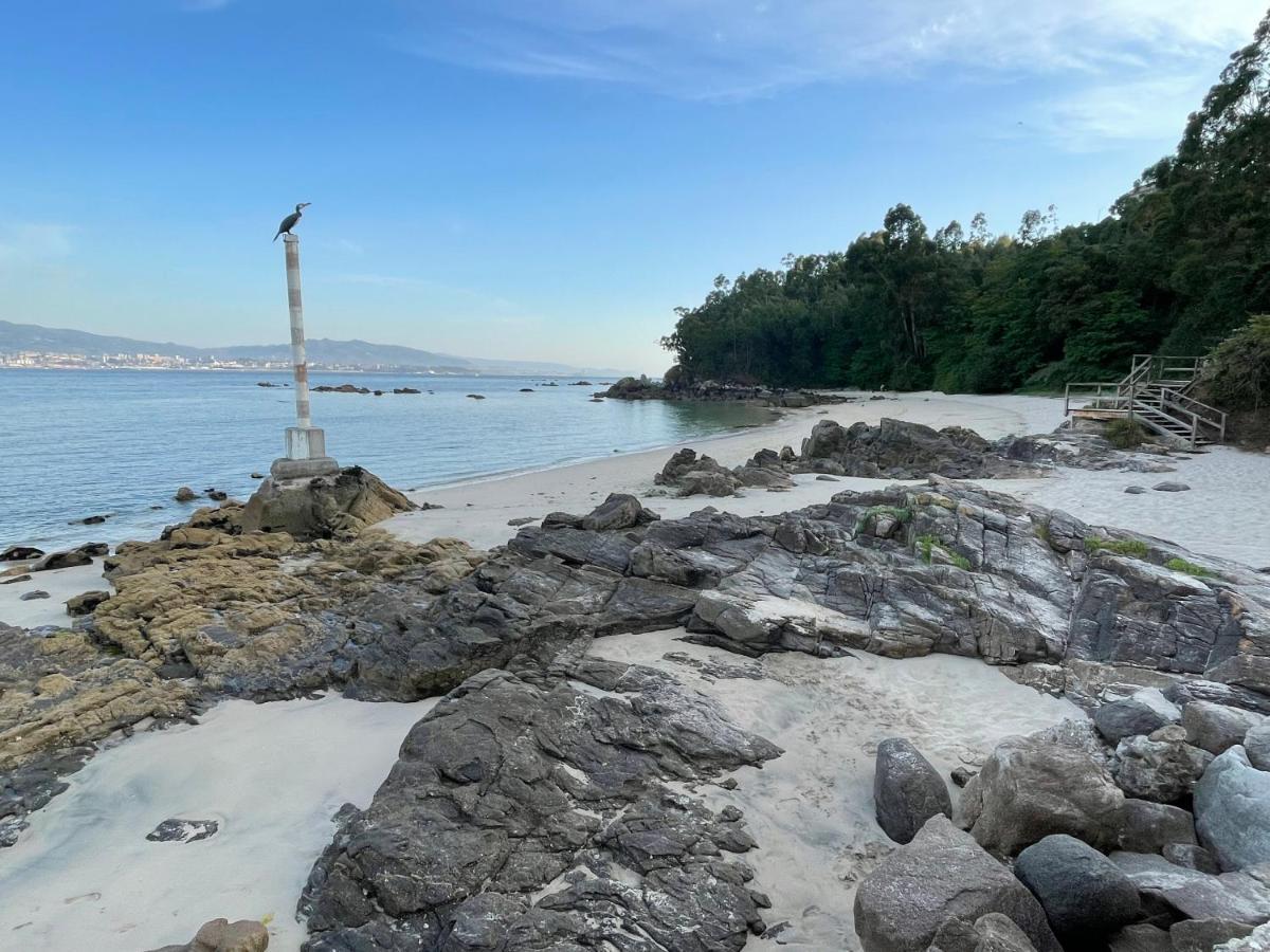 Atico Playa A Xunqueira - Moana, A 15 Min De Vigo Apartment Ngoại thất bức ảnh